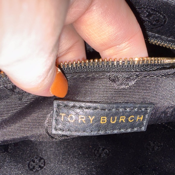 Tory Burch Black Leather Hand Bag - Picture 12 of 13